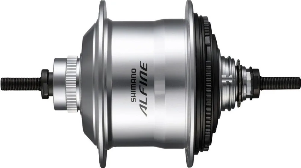 Катушки Shimano Alfine велосипед ступицы заднего колеса передач 135X187 мм черный/Серебряный SG-S7001-11 дисковые тормоза Центральный замок 11-Скорость велосипеда Запчасти