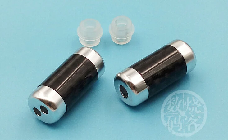 10pcs Aluminium Alloy Carbon Super Light Headphone Earphone Cable Splitter Adapter Plug For DIY Custom