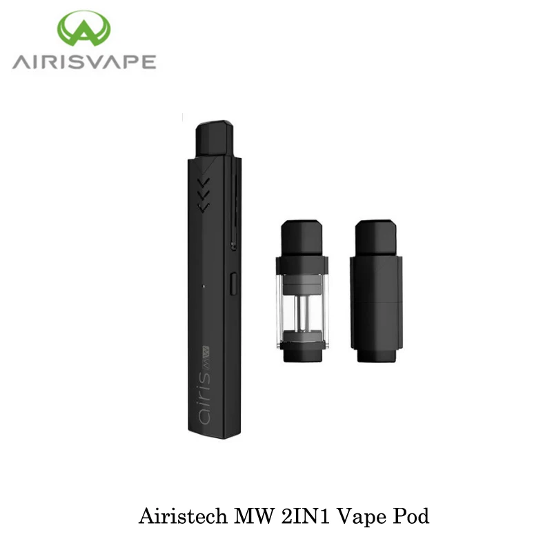 Электронная сигарета Airistech MW 2 в 1 вейп POD 420 мАч с керамической камерой резьба 510