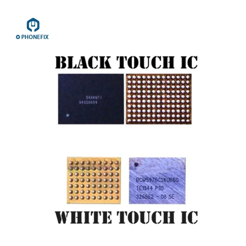 

PHONEFIX White Black Touch Screen Control IC 343S0694 BCM5976 U2402 U2401 Motherboard Circuit Board For IPhone 6 6P