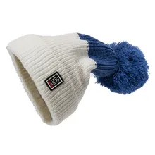 Женская модная шапка, акрил, полиэстер, пэчворк, новинка, плюс бархат, двухцветная, шерсть для завивки, HatWinter Muts