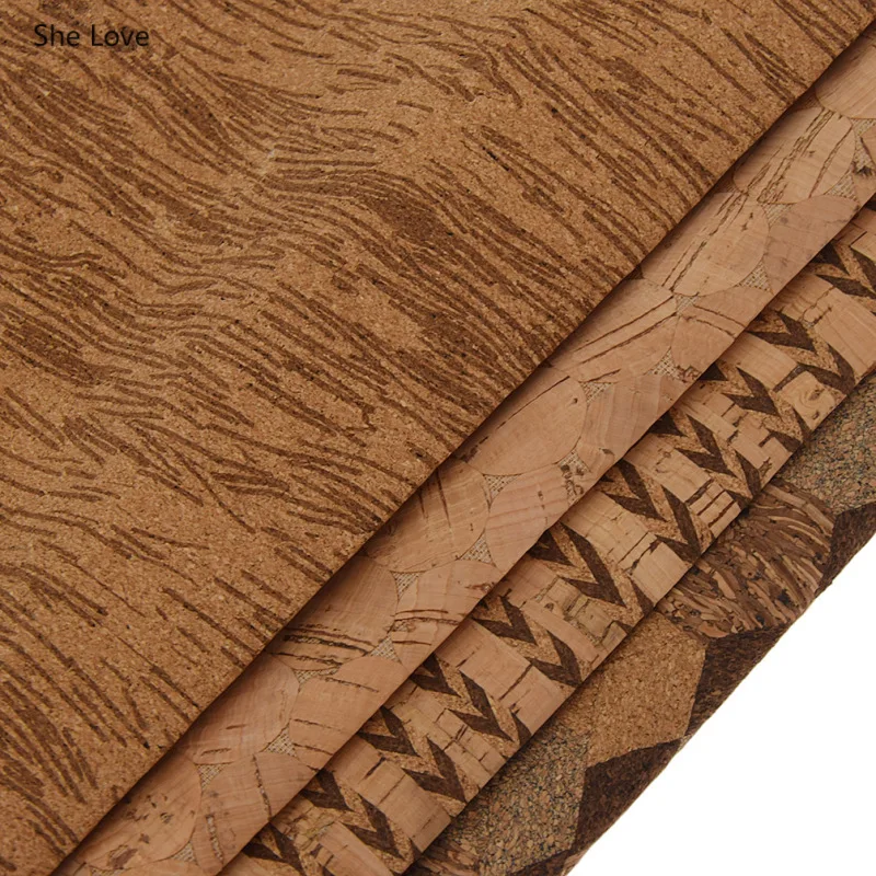 

She Love Vintage A3 Soft Cork Fabric DIY Sewing Patchwork Fabric For Handmade Bags Clothes Materials