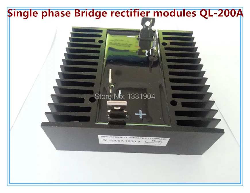 free shipping New single Phase Diode Bridge Rectifier QL 200A 1000V modules 30pcs 2w10 bridge rectifier 2a 1000v
