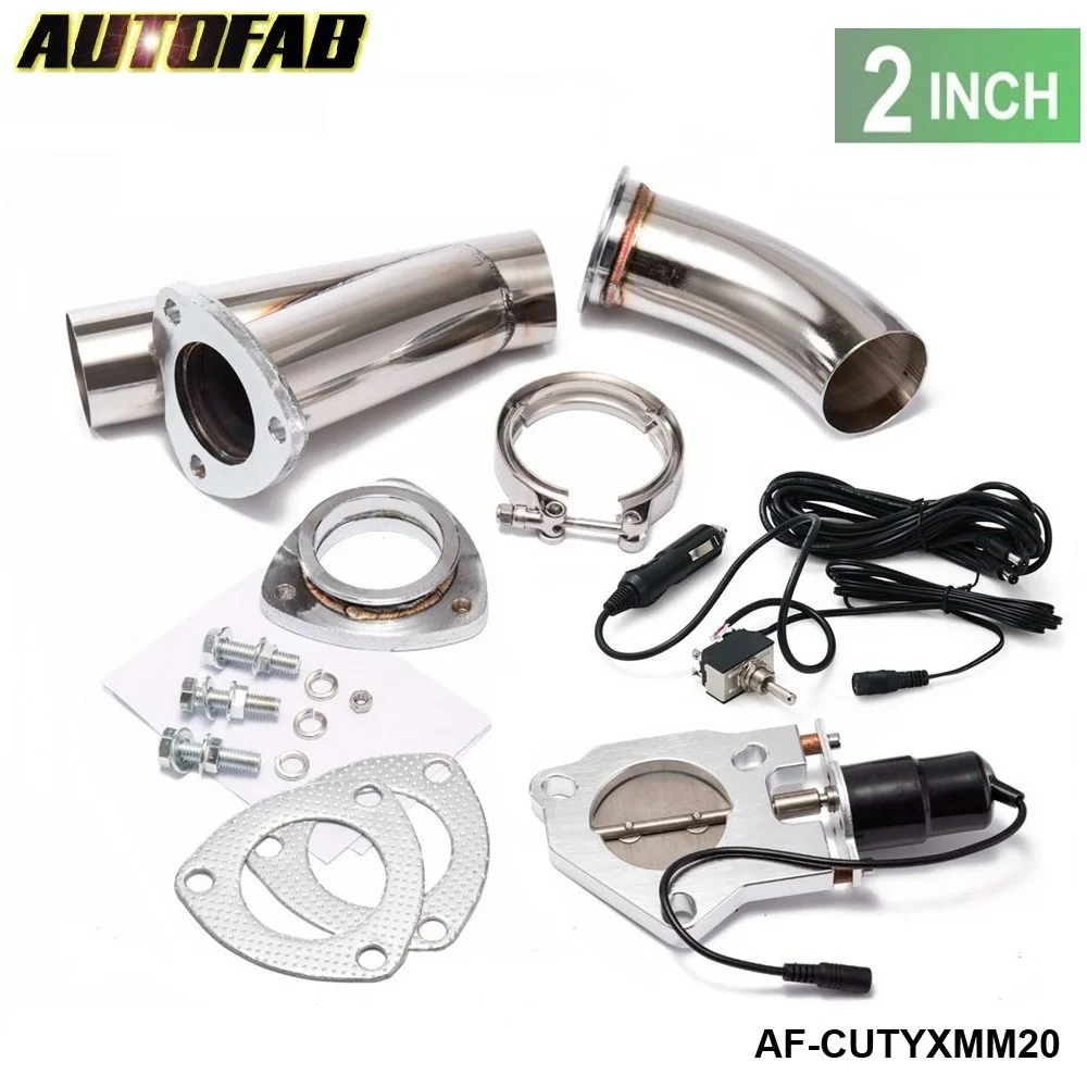 Prix pour Autofab-2 "électrique d'échappement catback/descente découpe valve système kit w/o commutateur pour honda civic ef8/9 af-cutyxmm20 Prix pour Autofab-2 "électrique d'échappement catback/descente découpe valve système kit w/o commutateur pour honda civic ef8/9 af-cutyxmm20