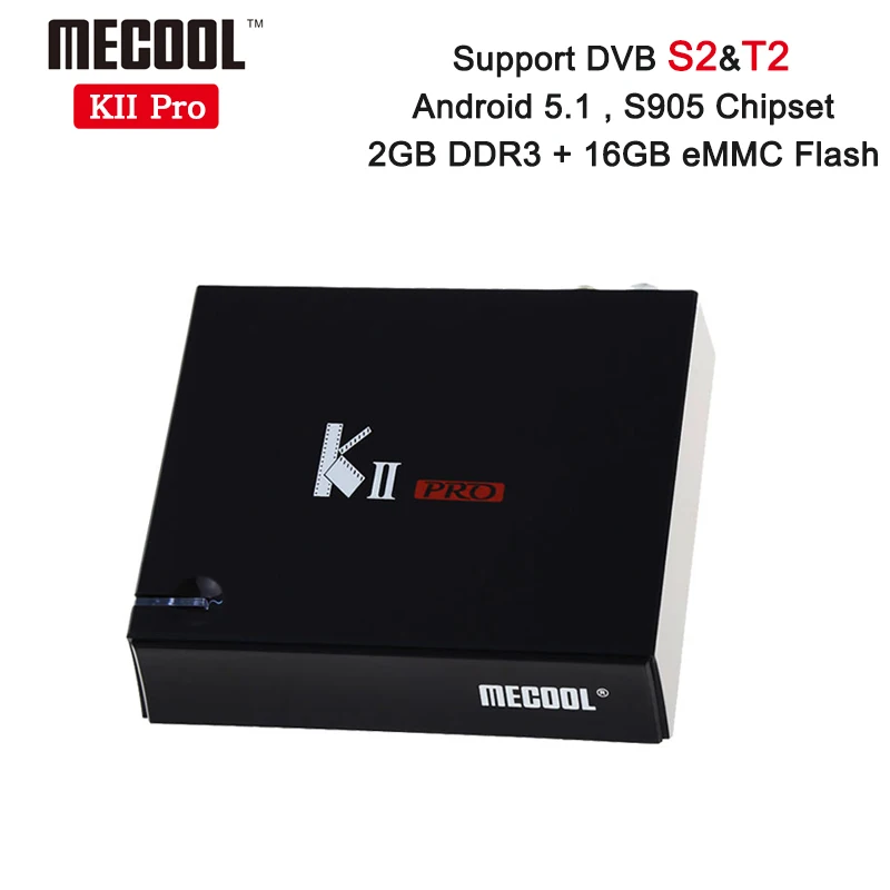 Prix pour KII Pro DVB-T2 + DVB-S2 Android 5.1 TV Box 2 GB/16 GB Amlogic S905 Quad-core 4 K * 2 K 2.4G & 5G Double Wifi Bluetooth KIIpro Set Top boîte Prix pour KII Pro DVB-T2 + DVB-S2 Android 5.1 TV Box 2 GB/16 GB Amlogic S905 Quad-core 4 K * 2 K 2.4G & 5G Double Wifi Bluetooth KIIpro Set Top boîte