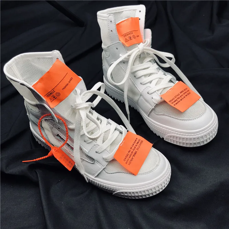 

High-top sneakers female summer hip-hop shoes 2018 new net red women's shoes Gaobang shoes white shoes lovers
