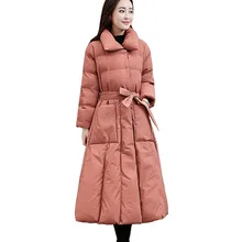 Зимняя коллекция, женское пуховое пальто, теплая Высококачественная женская пуховая парка, Брендовые женские куртки, утепленные теплые парки