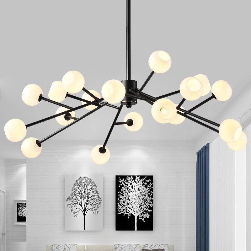 Modern Modo DNA LED Chandelier Pendant Ceiling Light Lamp Fixture Decor Black Modern Modo DNA LED Chandelier Pendant Ceiling Light Lamp Fixture Decor Black