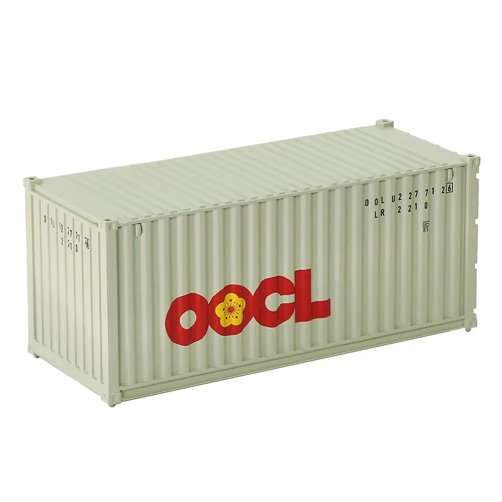C8726 1 шт. 20 футов грузовой контейнер HO Масштаб 1: 87 20 футов контейнер модель железнодорожной линии макет - Цвет: OOCL