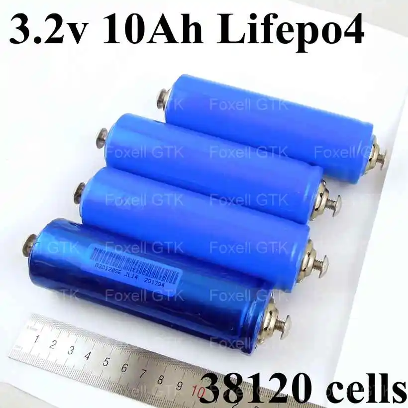 8 шт. литиевая батарея 3 2 В Lifepo4 38120 ячеек 10 Ач STD разряд 30 А макс. 50 для 12 фонари