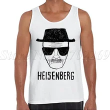 Heisenberg ручная работа мужские модные майки повседневные с круглым вырезом базовые Мужские фуфайки хипстер ломающийся плохой Печатный Жилет