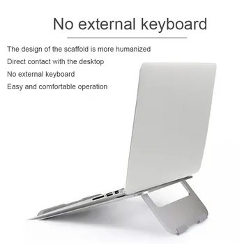 

Creative Metal Laptop Stand Aluminium Alloy Notebook Cooling Holder Hogard JY09