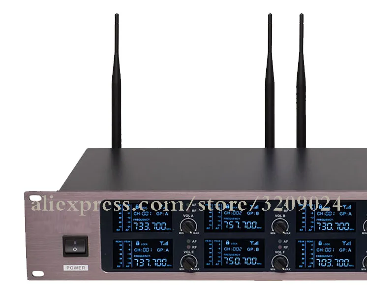 Профессиональная 8 Гарнитура микрофон UHF 8 каналов беспроводной микрофон система 8 каналов многоканальный