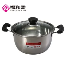 Stainless Steel Extra Bottom Extra High Steamer Pot Cookware Food Induction Soup&Stock Pots Home Kitchen Cooking Tools 22 cm