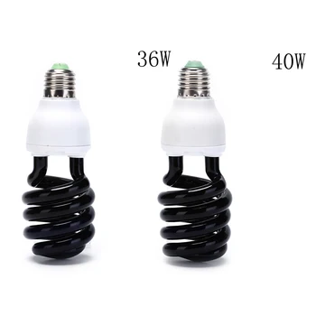 

Led Light Bulb 220V 36W 40W E27 Ultraviolet UV Spiral Energy Saving BlackLight Led Lamp Lampada Led Black Color Lamparas