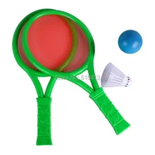 Спортивные игрушки типа двойного назначения Бадминтон/Теннисная ракетка Детская уличная унисекс пластиковая От 8 до 11 лет