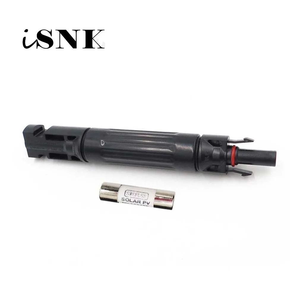 

1PC X 30A 1000VDC Fuse MC4 Connector, MC4 Connector Fuse protection PV Photovolt Use for solar cell panel Fuse Holder