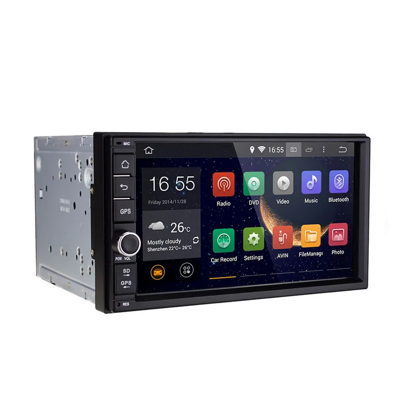 2 din Radio Car Multimedia Player For Nissan qashqai teana pathfinder Stereo 2din Hyundai Auto radio Kia GPS Navigatiion | Автомобили и
