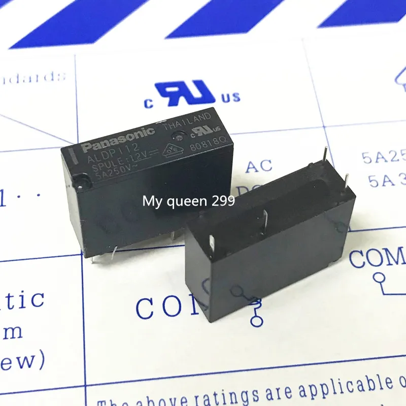 100 шт./лот Сигнальное реле ALDP112W ALDP112 DC12V 5A 4pin группа нормально разомкнутый
