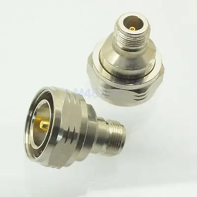 

1pce Adapter 7/16 DIN plug male to N female jack RF connector straight M/F