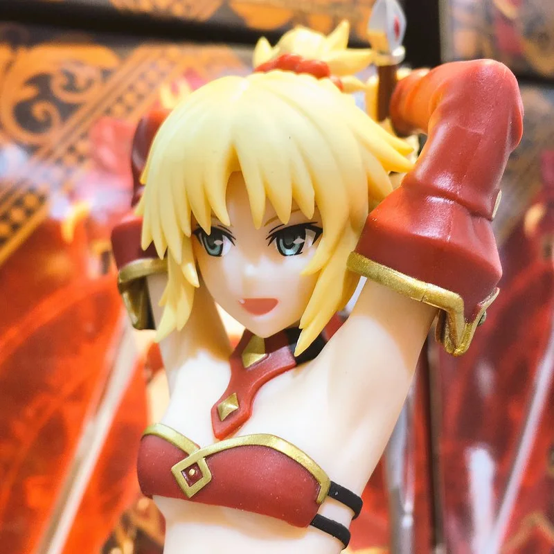 18 см Оригинал Ver TAITO Fate Apocrypha Mordred Red saber фигурку ПВХ Коллекционная модель для детей