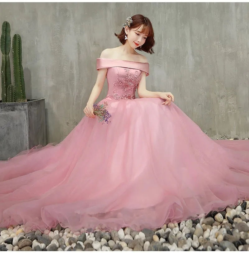 Дешевые кружевные бальные платья бальное платье с открытыми плечами Сладкие 16 дебютантные платья для 15 лет розовое длинное платье для выпускного вечера размера плюс
