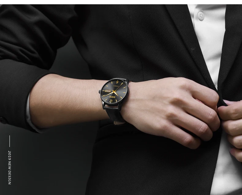 Механические часы DOM автоматические мужские часы лучший бренд класса люкс стальной ремень повседневные кожаные водонепроницаемые часы мужские M-89BK-2M2