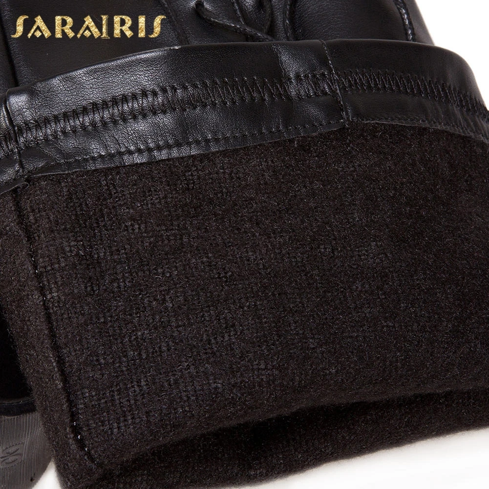 SARAIRIS/Новые брендовые демисезонные сапоги размера плюс 35-50, женская обувь на платформе и высоком каблуке,, женские сапоги до колена