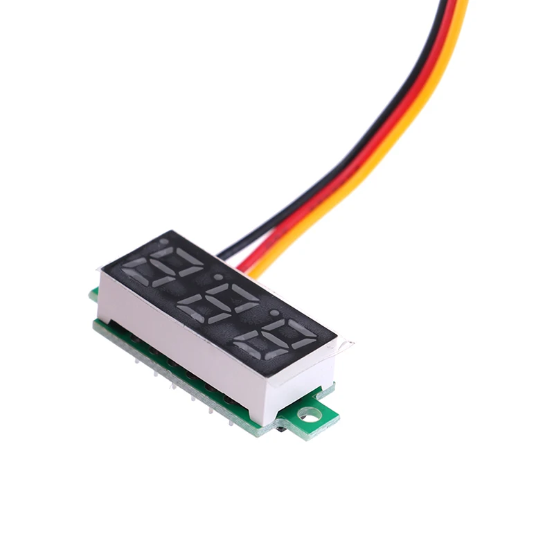 Mini voltímetro Digital con pantalla LED de 0,28 pulgadas, medidor de voltaje, accesorios electrónicos, voltímetro Digital, 0-100V