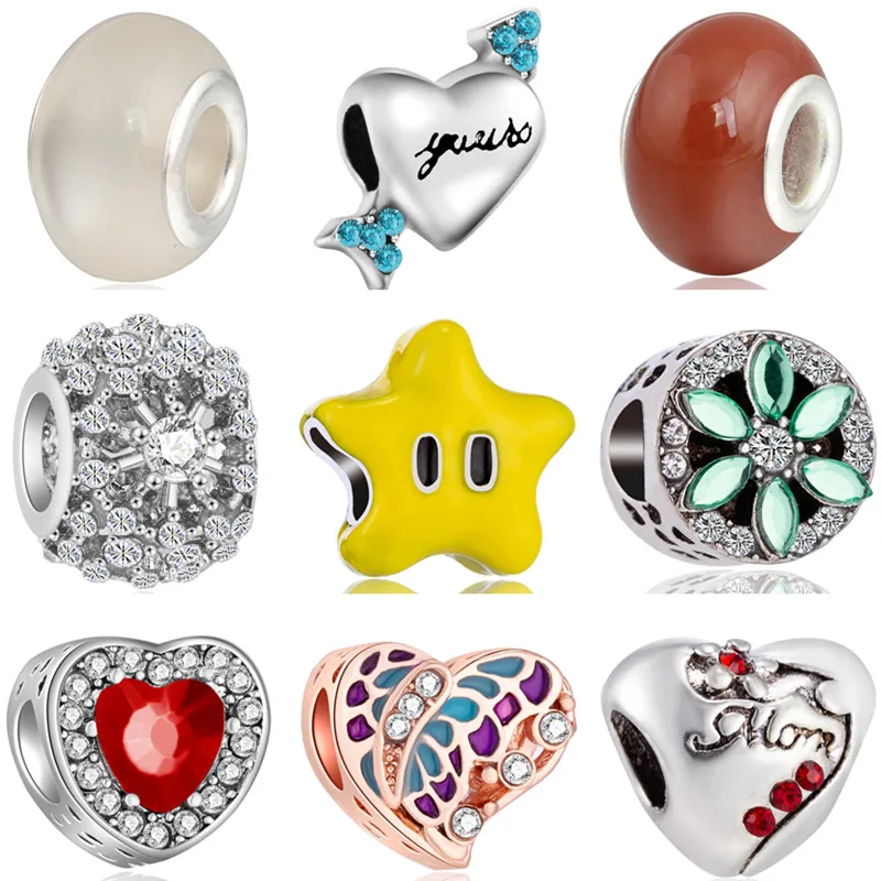

Punk Style Enamel Stars Car Bike Arrow Hearts Alloy Beads Fit Pandora Charms Bracelets & Bangles for Women Lover DIY Berloques