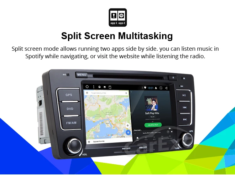 Discount 7 Inch Android 9.0 Octa Core Car DVD Player For SKODA/Octavia 2009-2013 Canbus WIFI GPS Navigation BT Radio USB FM Carplay 19