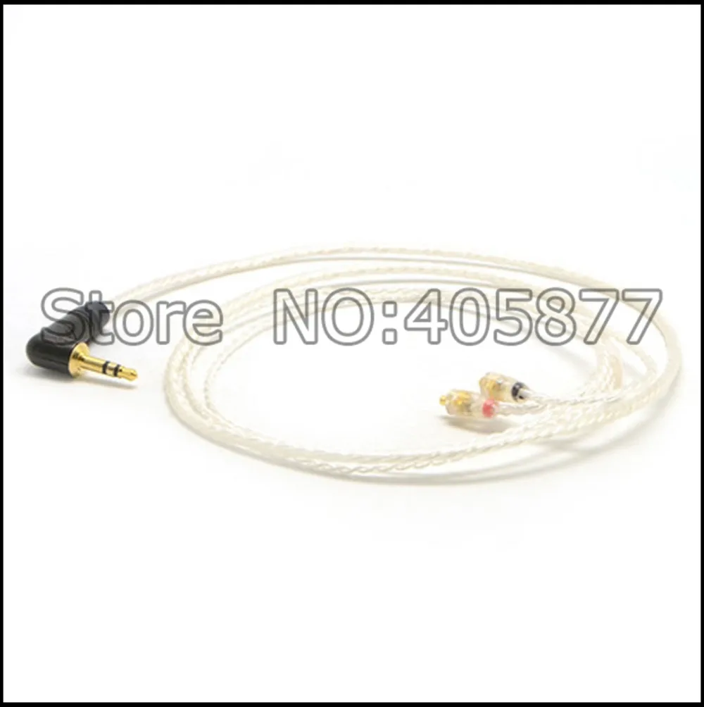 Бесплатная доставка посеребренный DIY Кабель для SE535 SE425 SE315 SE215 Se846 Ultimate Ears UE900