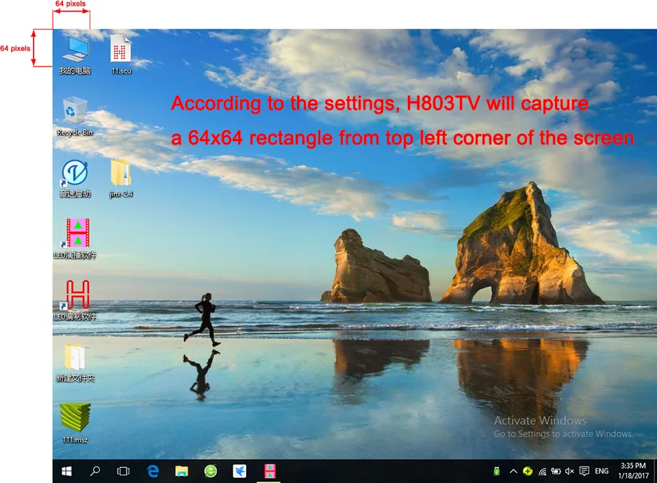 LED SPI Controller DMX Master Console LED DVI Controller Support Jinx Max 400000 Pixels Screen Capture Controller H803TV 44