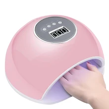 72 Вт УФ светодиодный светильник Сушилка для ногтей для маникюра Солнечный свет лампа для ногтей отверждения всех гель лак для ногтей сенсорная машина инструменты для сушки ногтей