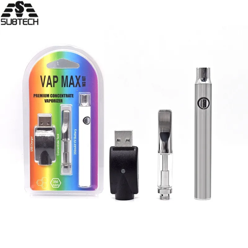 5 шт./лот Vap Max Premium Preheat VV аккумуляторные наборы 350 мАч батарея для вейпа с
