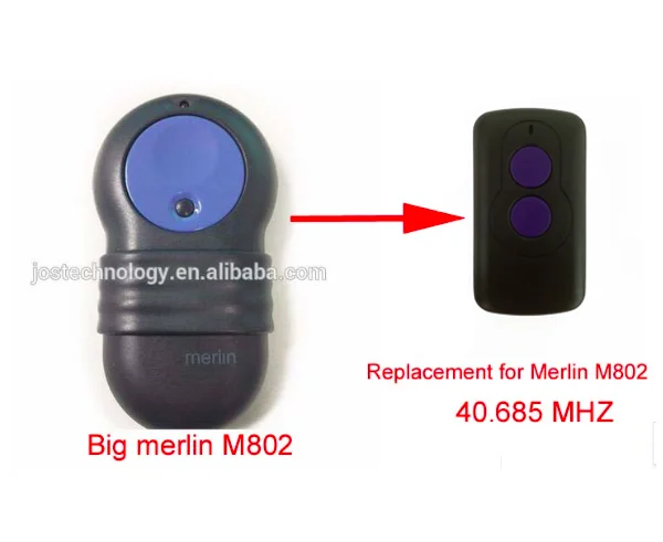 

Merlin M802 repalcement remote control