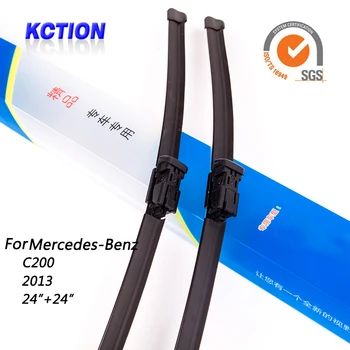 

Car Windshield Wiper Blade For Mercedes-Benz C200(2013), 24"+24", Front Window Windscreen Wipers, Car Accessories