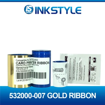 

Pack of 10pcs Generic 532000-007 Gold Ribbon 1500 prints for Datacard SP55 SP35 SP75plus SD260 FP65i Card Printer 552954-508