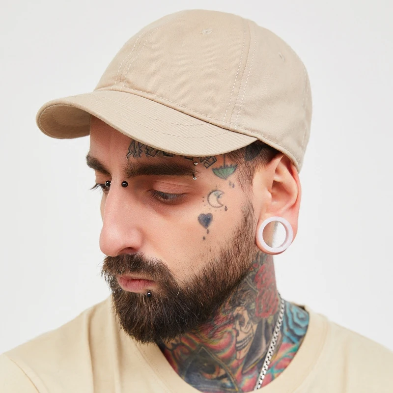 Design Vintage Snapback Baseball Hat Cot Short Brimmed Peaked Cap
