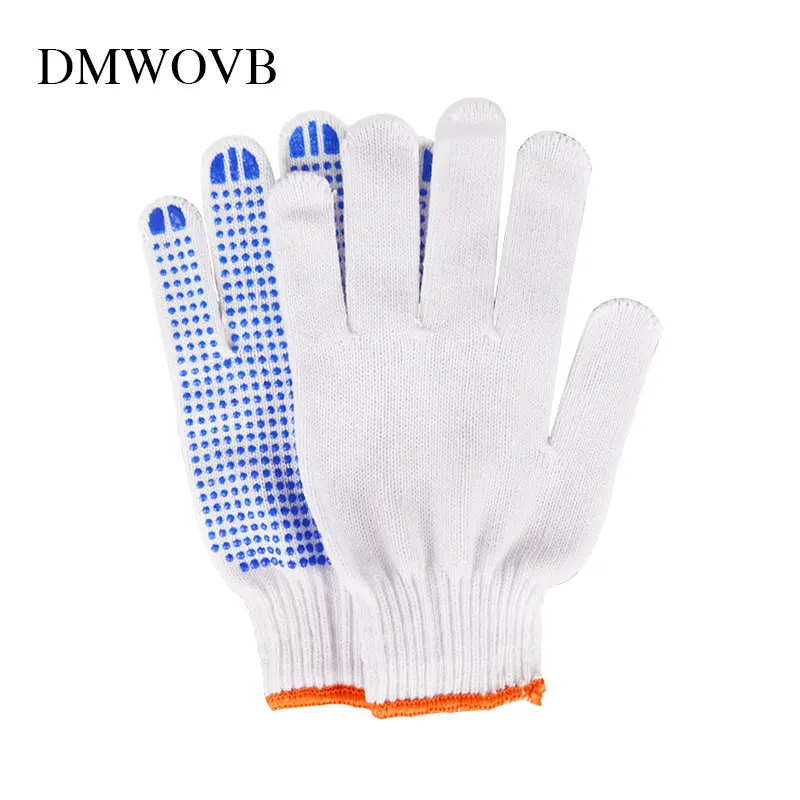 DMWOVB 5 пар садовые перчатки рабочие тонкие хлопковые перчатки садовые рабочие перчатки строительные сварочные износостойкие деревообрабатывающие перчатки