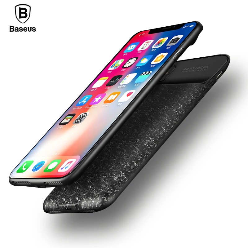 Baseus 3500mAh Battery Charger Case For iPhone X 10 Power Bank Charging