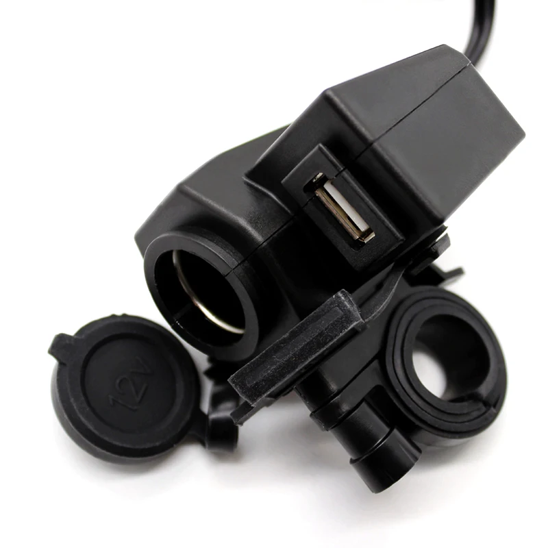 ROAOPP мотоциклетное зарядное устройство 2.1A водонепроницаемый USB прикуриватель для Harley Honda Suzuki Kawasaki Ducati Yamaha KTM Aprilia BMW