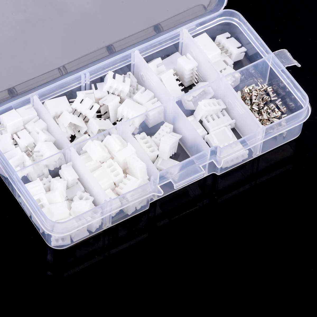 50 Set New 2.54mm Pitch Terminal Housing Pin Header Electrical Wire Connectors 2p 3p 4 pin