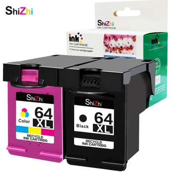 

SHIZHI Ink cartridge Compatible For HP 64 XL 64xl HP Envy Photo 6252 6255 6258 7155 7158 7164 7855 7858 7864 7800 7820 printer