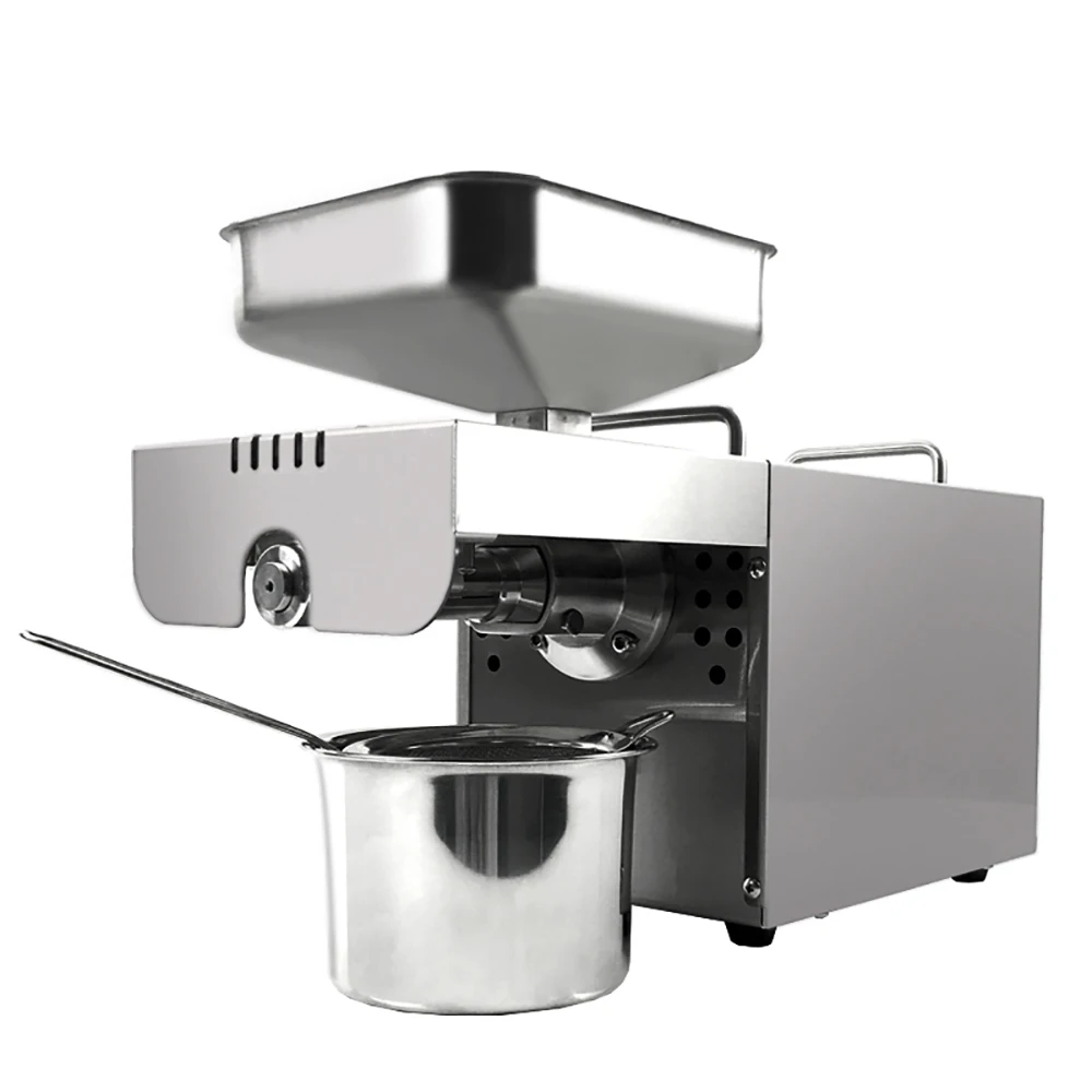 

Brand New Seed Oil Extraction Machine 110V/220V Small Electric Heat Cold Peanut Sesame Soybean Almond Oil Press Machine