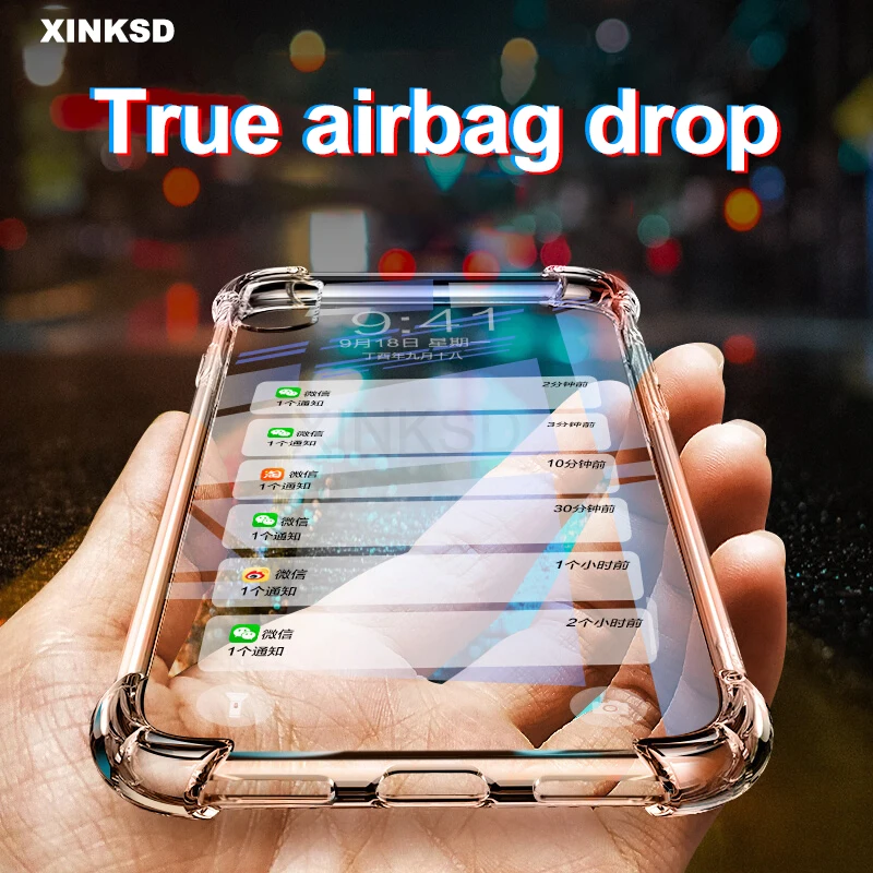 

Clear Case For Xiaomi Mi A2 Lite A1 Mix 2S 8 SE F1 Max 3 Pro Anti-knock TPU Case on Redmi 4X 5 Plus 6 6A Note 5 Pro 5A Prime Z25