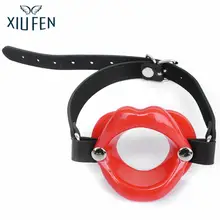 XIUFEN секс-игрушка инструмент для коррекции рта унисекс дышащий кляп с отверстиями флирт