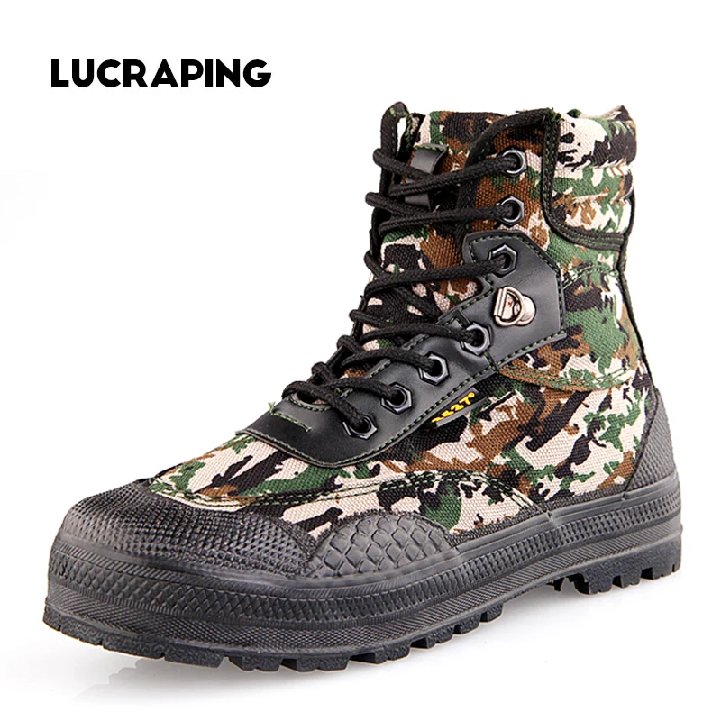 canvas combat boots mens
