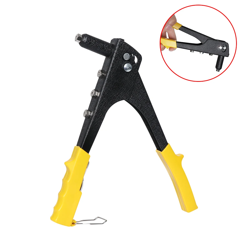 1PC New Pop Rivet Gun Kit Manual Hand Riveter Heavy Duty