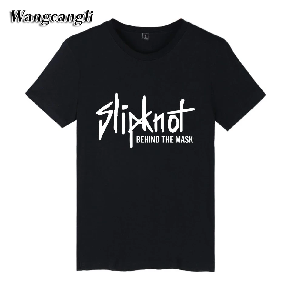 wangcangli Slipknot heavy metal mens t font b shirts b font fashion 2017 t font b